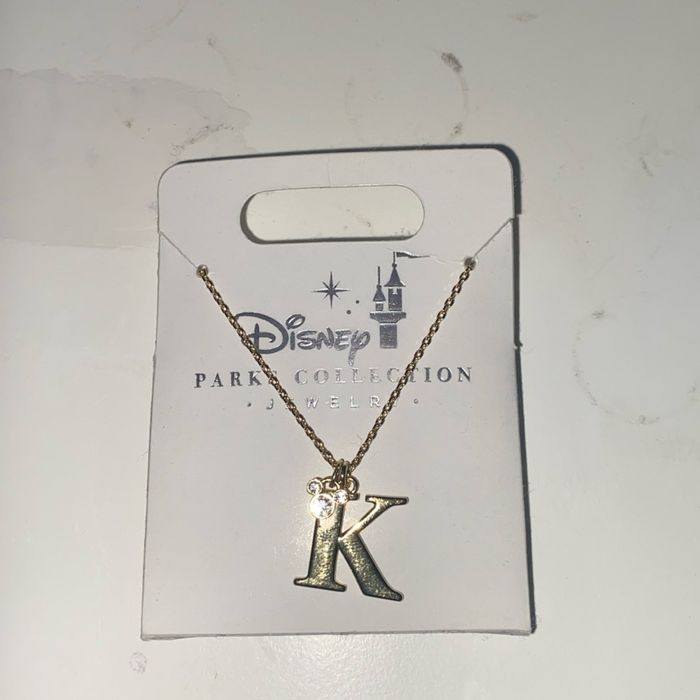 Disney “K” Necklace